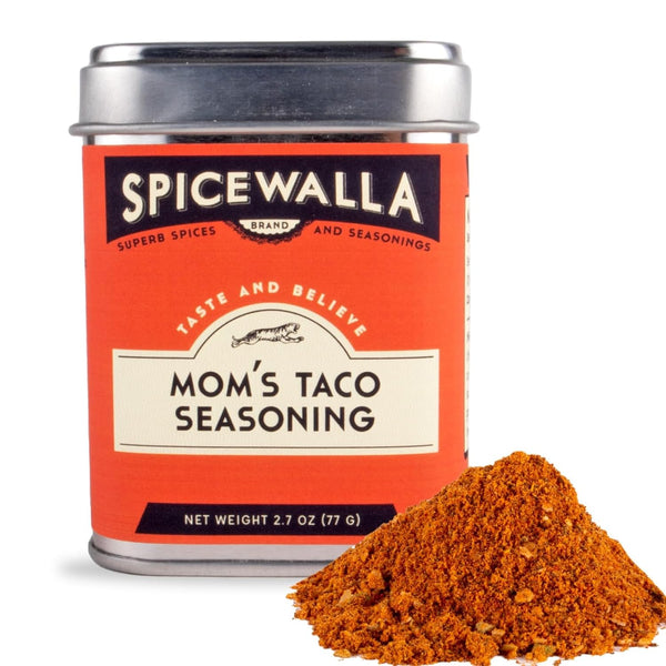 Spicewalla Mom's Taco Seasoning, 2.7 oz, Spice Mix for Tacos, Fajitas & Carne Asada