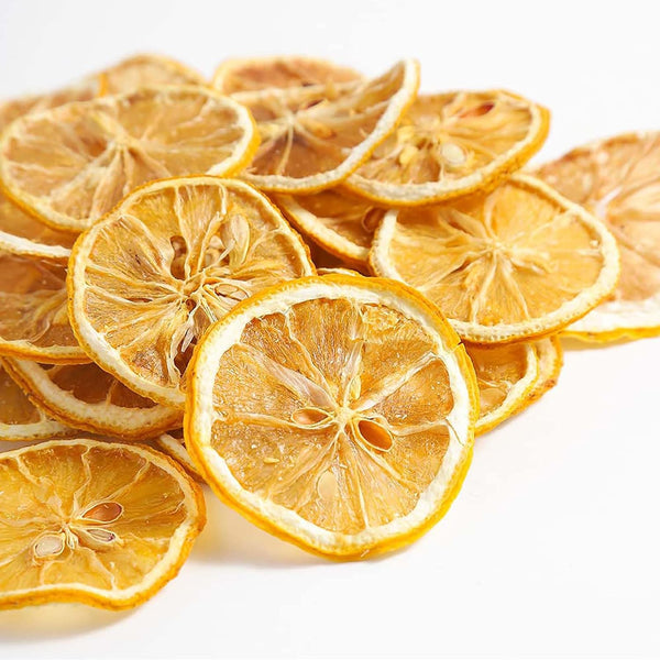 ZCFIKJ Dried Lemon Slices 2.5Oz/70g,Natural Dehydrated Lemon Slices for Cocktails Garnish/Potpourri/Cake Decoration/Crafts,Dried Citrus