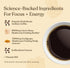 B12 10oz Four Sigmatic Focus Max High Caffeine Cordyceps Coffee | Organic Dark Roast High Caffeine Ground Coffee