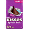 HERSHEY'S KISSES SPECIAL DARK Mildly Sweet Chocolate Candy Party Pack, Great Holiday