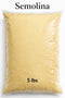 Generic Premium Semolina Flour 5 lbs Fine Durum Wheat Semolina for Pasta, Pizza