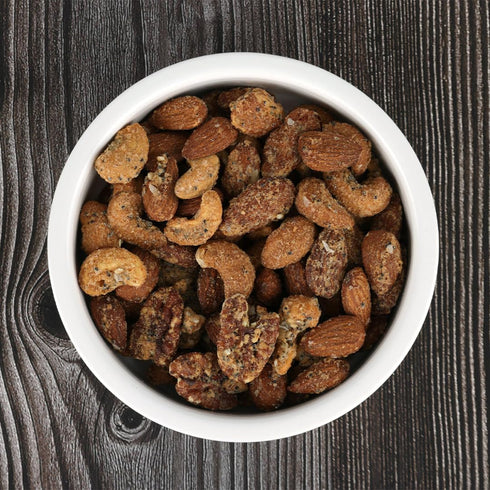 32 Oz, 1 BobbySue's Nuts Everything Goes Nuts Gourmet Snack, All-Natural, Gluten Free, Low Sugar, and High Protein Nut