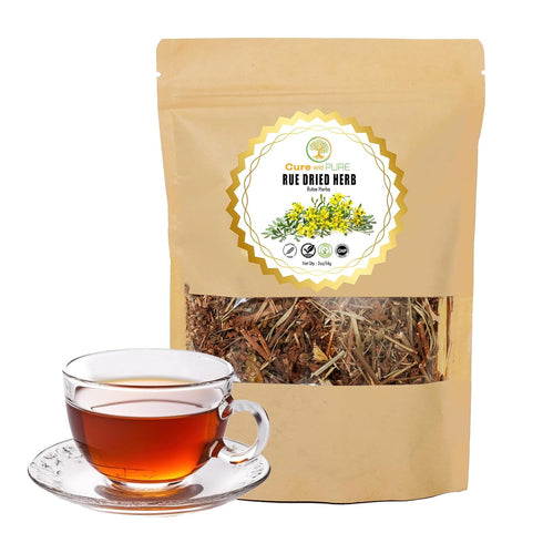 Cure wid Pure Dried Rue Herb - Ruda Planta Natural In Eco-Friendly