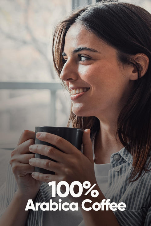 1820 100% 48 Caf Classic Ground Coffee Cups, Premium Costa Rican Dark Roast, Arabica, Compatible with Keurig Machines