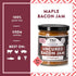 TBJ Gourmet Maple Bacon Jam - Bacon Top Ingredient - Premium Spread No Preservatives