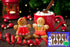 3oz (8-Pack) Fruidles Christmas Chocolate Stirring Spoons Holiday Treats, Milk Chocolaty 'n Smooth, Hot Chocolate