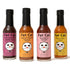 Pack Set Mild Heat Natural Hot Sauce Four Bottle Gift Box Variety Bundle by Fat Cat Gourmet | Mild to Medium Heat