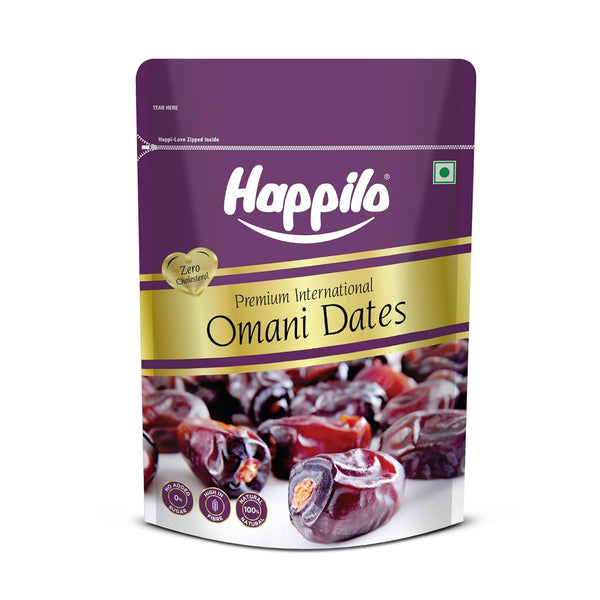 Happilo Premium International Omani Dates 680G Value Pack, Khajoor Or Khajur Dry Fruit,