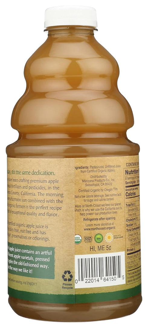 North Coast Brewery 64 NORTH COAST Organic Apple Juice, FZ