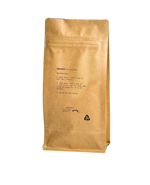 1 Jovvily Linden Leaf - Herbal Tea - Slightly Sweet Flavor - Cut & Sifted - Leaves & Flowers - Caffeine-Free Pound