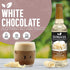25.4 oz Syruvia Coffee Syrup, White Chocolate Flavored Syrup for Drinks, Lattes, and Desserts fl