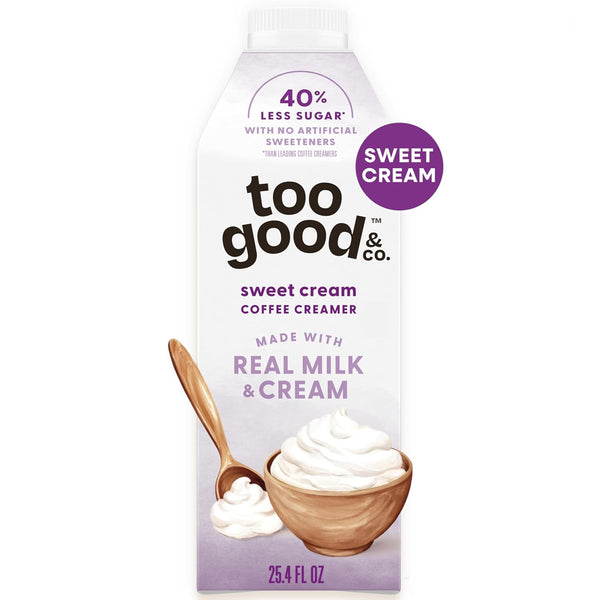 Good Brand Too Good & Co. Sweet Cream Coffee Creamer, Flavored Creamer Made with