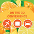 Packets, 100% 6 Count (Pack 3) SINGLES TO GO! Tampico Drink Mix Citrus Punch, Zero Sugar, Low Calorie, DV of Vitamin C