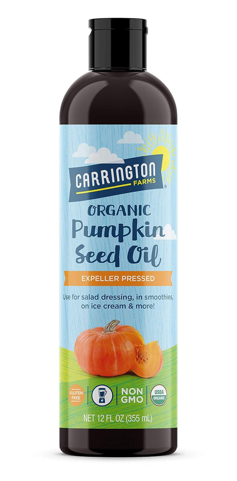 Carrington Farms Organic Pumpkin Seed Oil Expeller Pressed Non GMO, Gluten Free