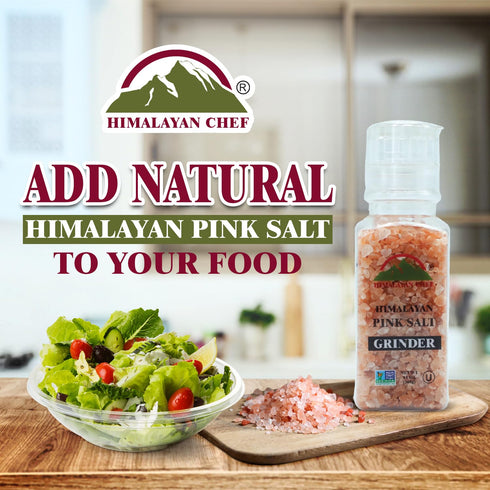 13 Oz Himalayan Chef Pink Himalayan Salt Coarse Grain for Refill Grinders