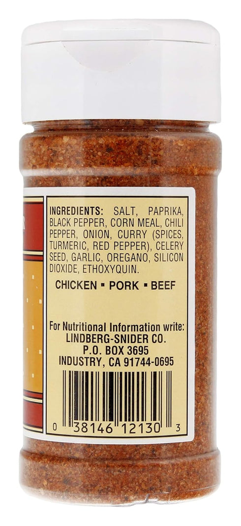 Lindberg Snider Red Baron BBQ Spice - 3.5 Oz