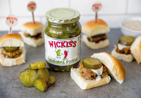 (12 OZ, Pack 1) Wickles Dirty Dill Cocktail Cornichons