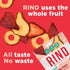 3 oz 6 Pack RIND Snacks | Straw-Peary | Strawberry, Apple, & Pear | Dried Fruit Superfood | Chewy Snack | No Sugar