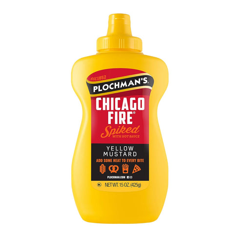 15 Oz (3 Pack) Plochman's Chicago Fire Yellow Mustard