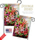 Breeze Decor Set 13 18.5 Floral Tropical Bouquet Garden Flag Wall Hanger Spring Sunflower Tulip Rose Orchid Lilies