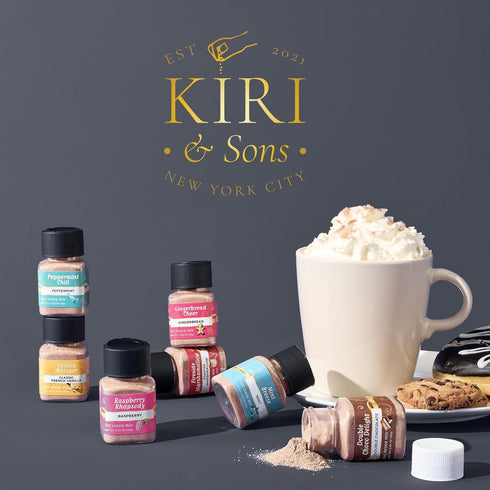 Set 16-Pack Hot Chocolate Mix Gift - Ultimate Gourmet Hot Cocoa Sampler Box with Caramel, Vanilla, Peppermint, Toasted