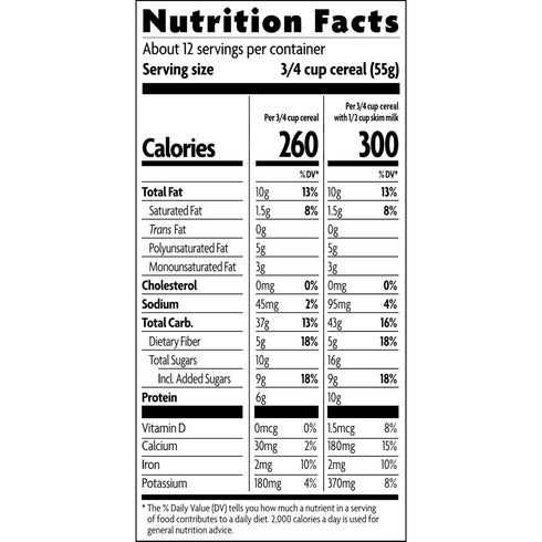 24.7 (Pack 2) Nature's Path Organic Pumpkin Seed + Flax Granola, Ounce, Non GMO