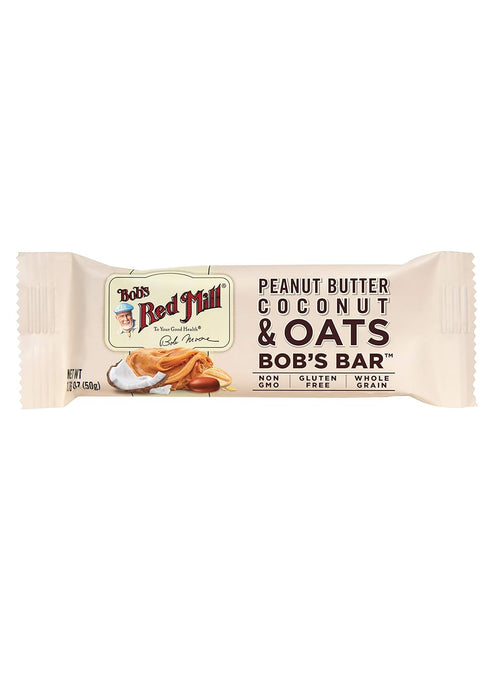 Bob's Red Mill 12pk Peanut Butter Coconut & Oats Bar, 12 bars