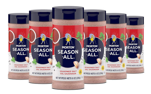 Morton Season-All Seasoned Salt, 8 Ounce, Pack of 6