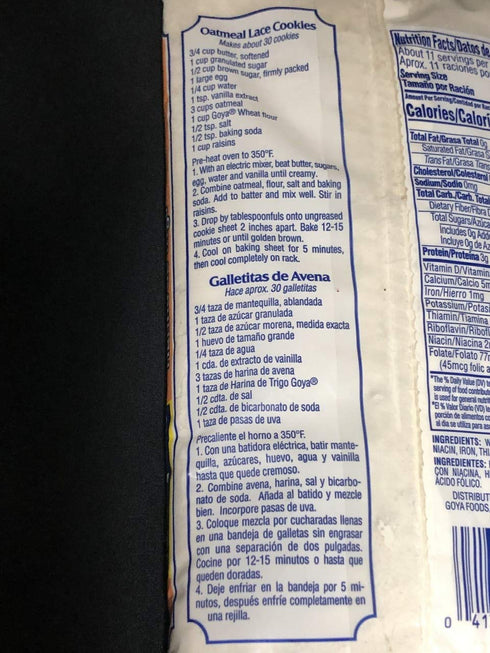 12 oz Goya Wheat Flour - Harina de Trigo