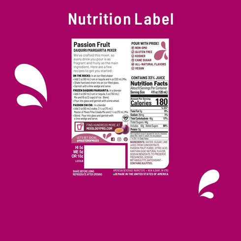 Frozen Pack: 1 (33.8 Oz), Pack 3 Master of Mixes Fruity FUNdamentals Variety Pina Colada, Strawberry Daiquiri