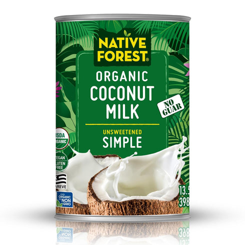 Native Forest Organic Coconut Milk Unsweetened - Coconut Milk Canned, Unsweetened Coconut