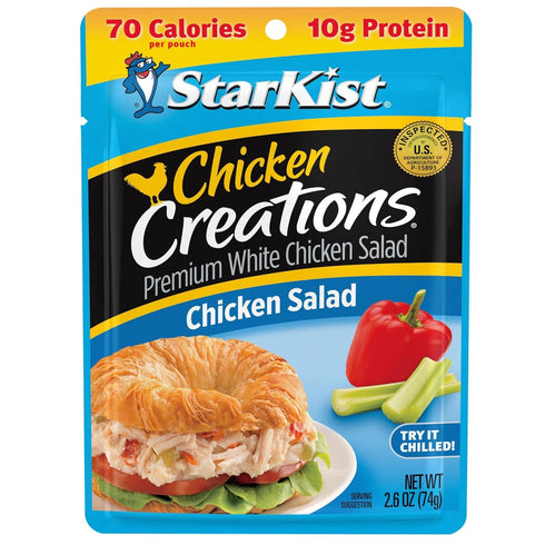 2.6 oz (Pack 12) StarKist Chicken Creations, Chicken Salad, Pouch