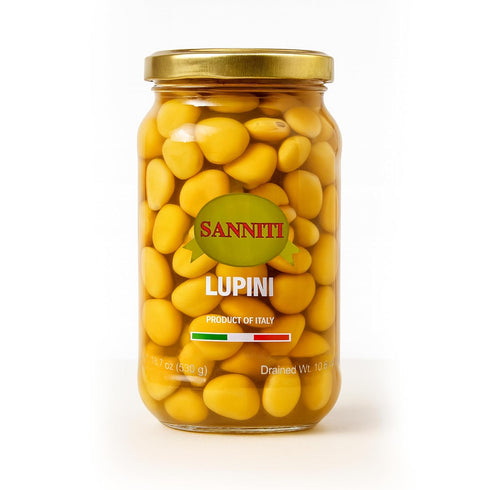 18.7 oz (Pack 2) Sanniti Italian Lupini Beans Jar
