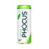 75mg 11.5 oz (Pack 12) PHOCUS Caffeinated Sparkling Water, Crisp Apple, Natural Caffeine Plus L-Theanine, Zero Sugar
