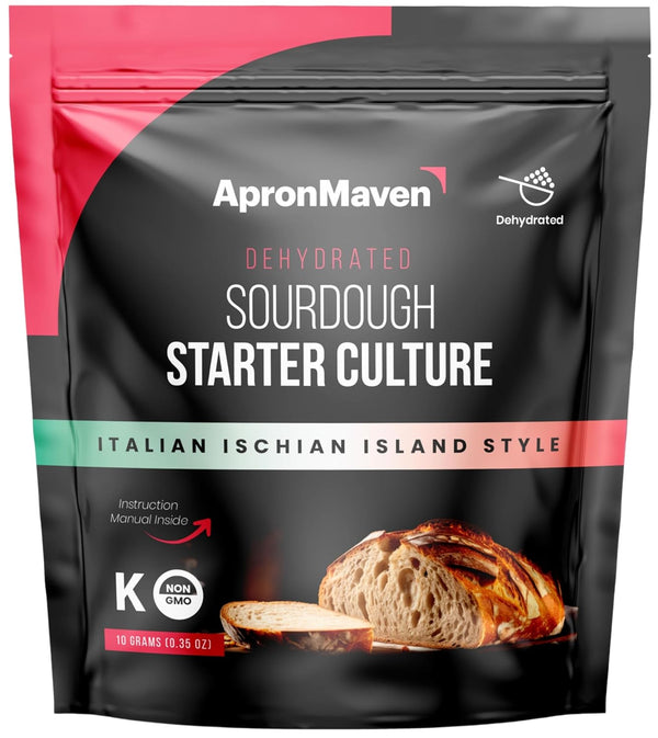 Apron Maven Sourdough Starter Italian Ischian Island Style Sweeter Taste Soft Texture