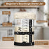 RMRICCA 34oz Pro Sourdough Starter Jar Glass Large Capacity wreck jars with glass lid, Fermenters Tool for Home Bakers