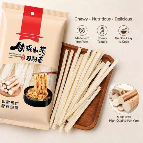 DGYLHBJ 17.63oz(pack 2), 100% Authentic Knife Cut Noodles, of Unseasoned, Clean Ingredients, Zero Additives & Vegan