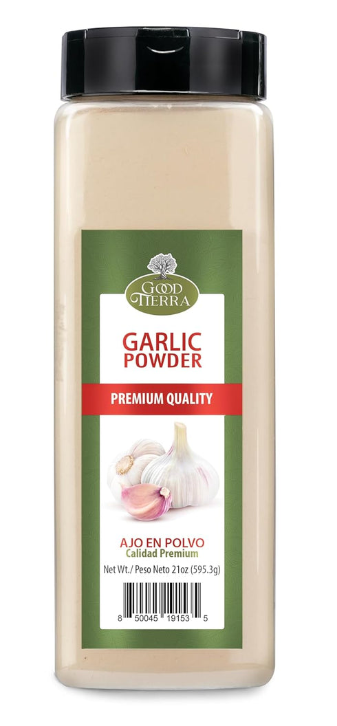 Good Tierra Ground Garlic Powder 21 oz - Dehydrated Garlic Powder Seasoning