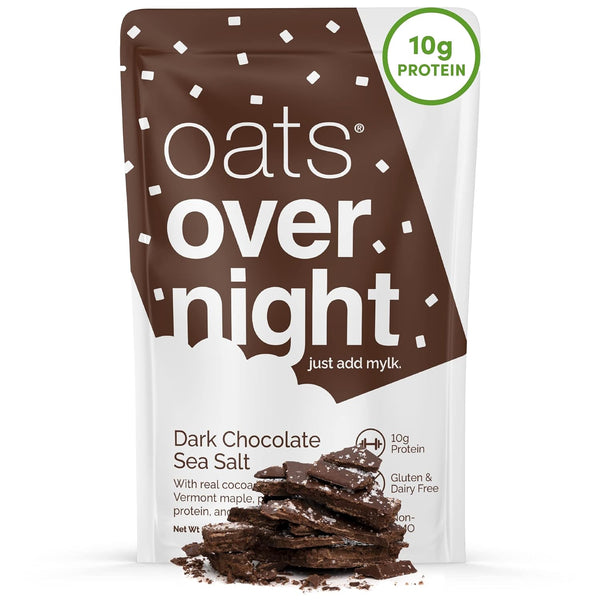 Oats Overnight - Dark Chocolate Sea Salt - Vegan, 10g Protein, High