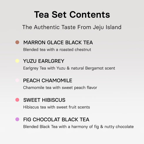 (40 count, 10 4 Pack, OSULLOC Premium Tea Collection flavors x ea), Self Care Sampler Gift Box Variety Premium Organic