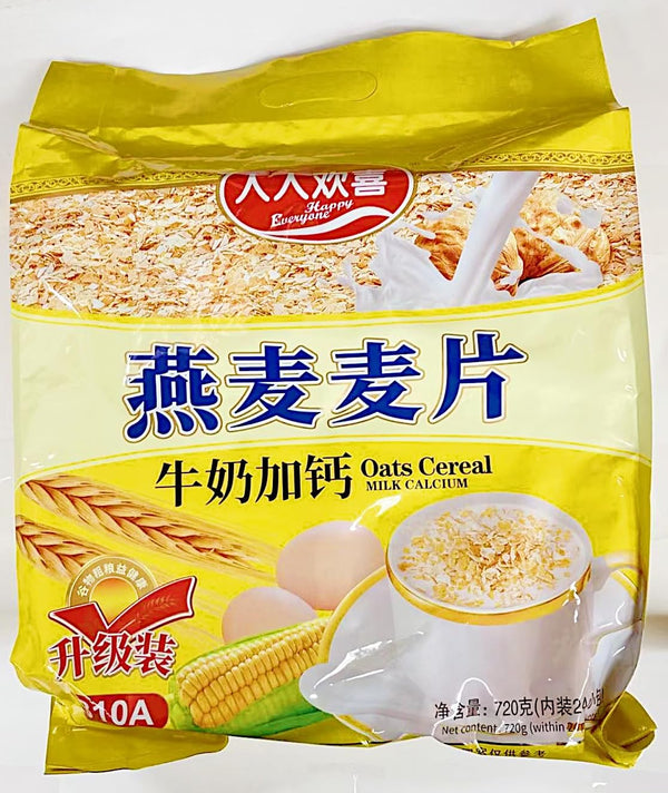 Generic Oatmeal,Oats Cereal with Milk Calcium, 720g