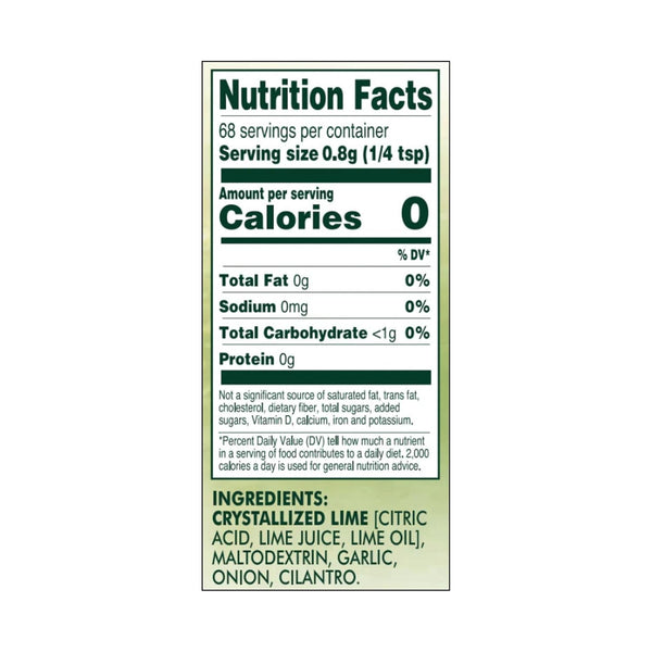 True Lime Garlic and Cilantro Spice Blend, 1.94 oz, 18 pack