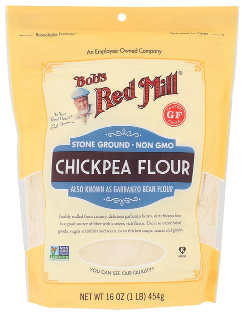 Bob's Red Mill Chickpea Flour, 16oz (Pack of 1) - Non GMO,