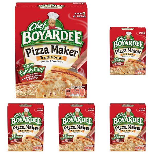 Chef Boyardee Cheese Pizza Maker,31.85 oz,(Pack of 5)