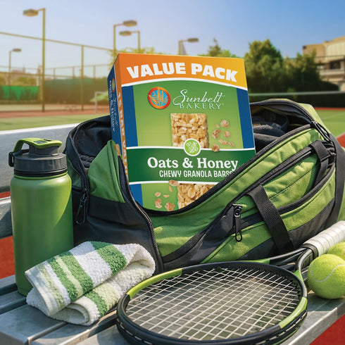 14.26 Oz. 15 Count 1) Sunbelt Bakery Oats & Honey Chewy Granola Bars, (Box