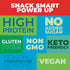(12g), 0.9oz 24 Pack Edamame Beans Snack by Zest Delites, Crunchy Dry Roasted, Sea Salt, Healthy Snacks High Protein
