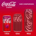 Pack 7.5 oz, 10 Pack Coca-Cola Cherry Soda Soft Drink Fridge Mini Cans, fl