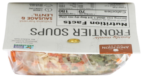 Frontier Soups 16 OZ Sausage Lentil Hearty Soup Mix