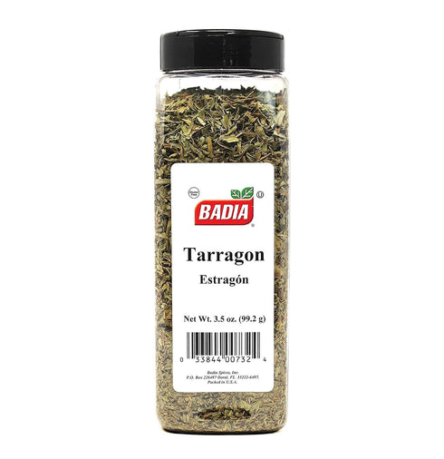 3.5 oz Badia Tarragon Aromatic & Sweet, French Inspired Flavor Dried Tarragon Leaves, Gluten Free & Kosher