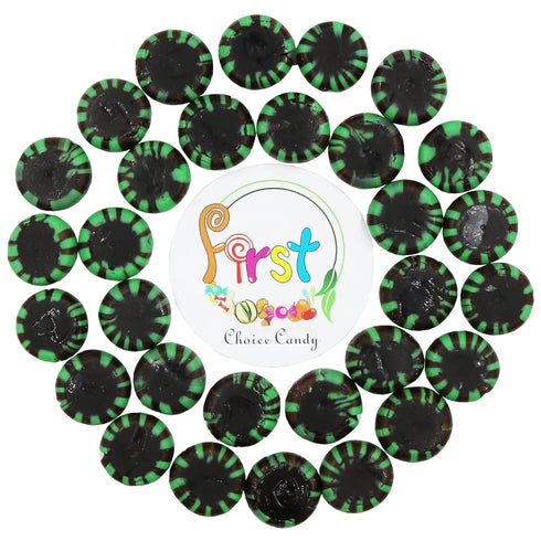 (5 (Pack 1), FirstChoiceCandy Starlight Mint Hard Candy Disc Pound of Chocolate)